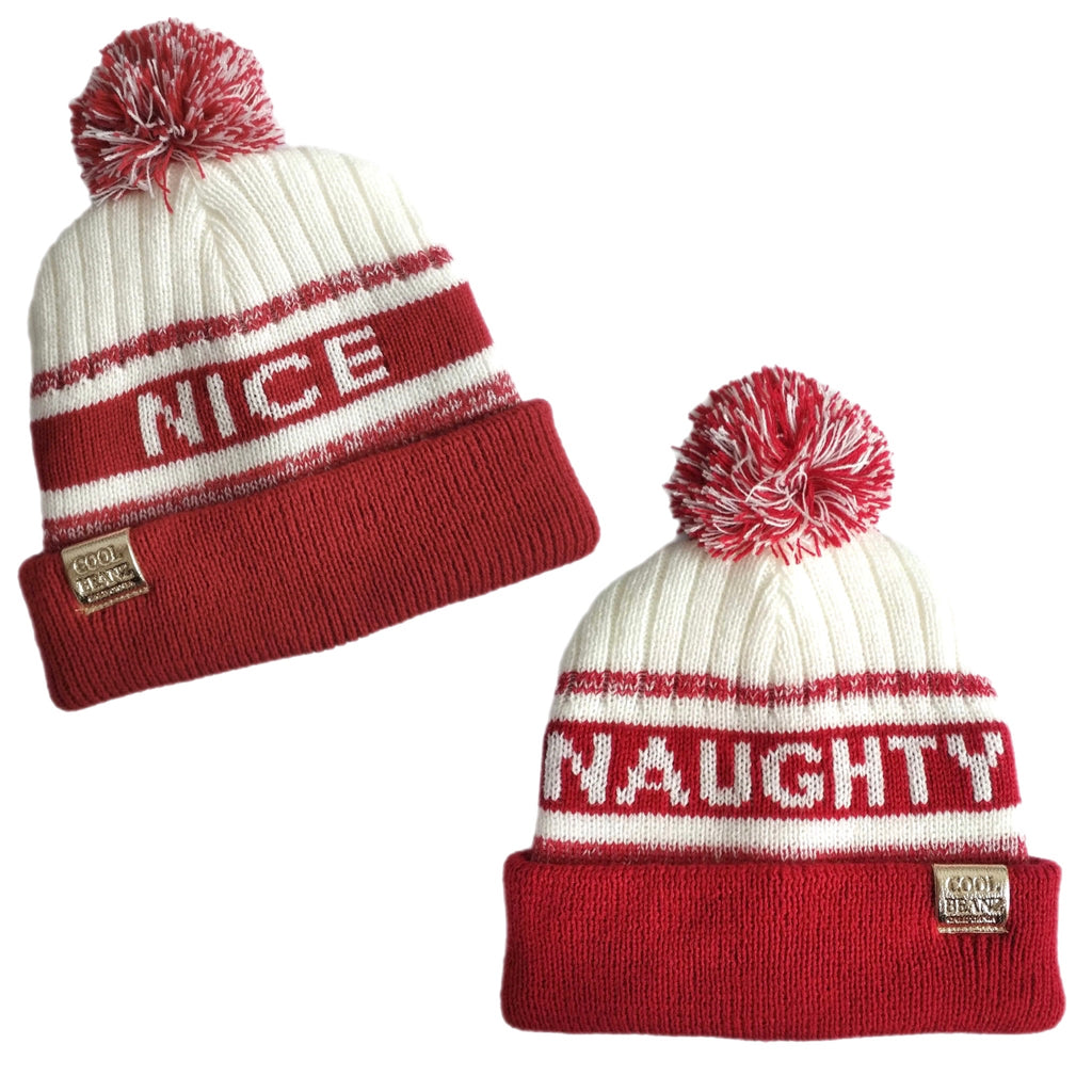Naughty or Nice Reversible Beanie – Cool Beanz