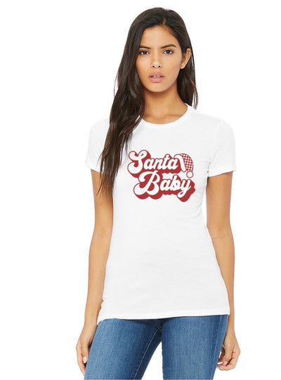 Santa Baby Fitted Women’s T-shirt!