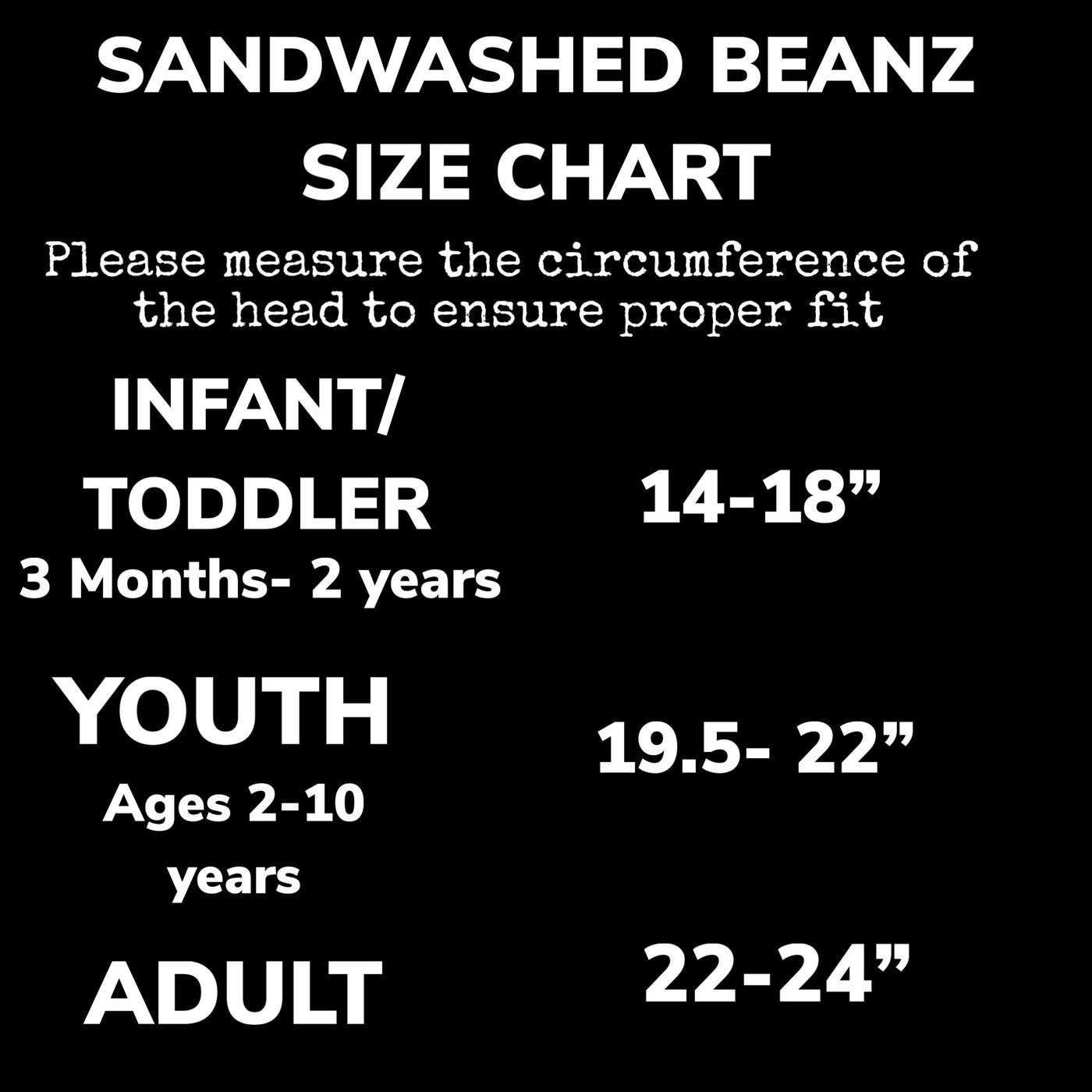 Sand Washed Beanz - Match Your Mini!